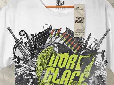 NORGLACE GRUNGE TEE csgo green grunge jersey norglace shirt design shooting t shirt tee typo