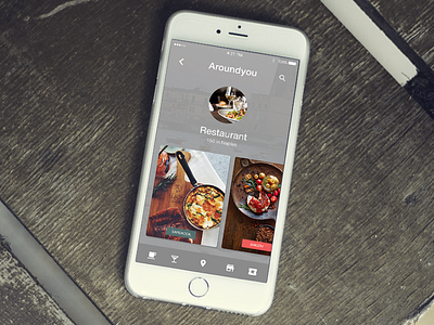 Around You food ios uidesign uxdesign