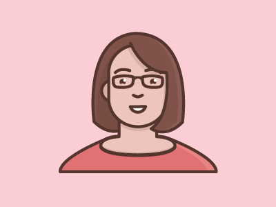 Self Portrait girl illustration lady laura person portrait self vector woman