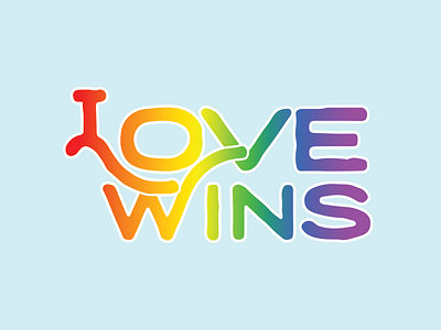 Love Wins love rainbow win