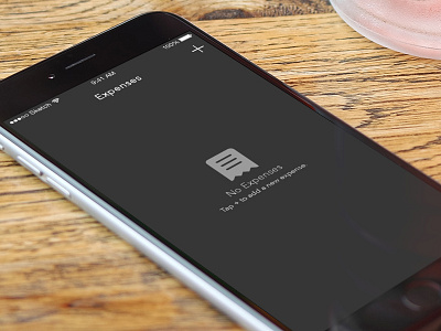 Personal Expense Tracker App (Empty State) expense finance ui