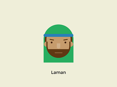 Laman book of mormon characters illustration lds mormon
