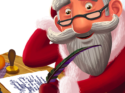 Letter from Ded Moroz ded illustration letter letters moroz project