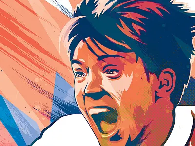 Fran Kirby england football illustration nike soccer