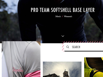 Rapha Home bike cycling design e commerce minimal ui webdesign