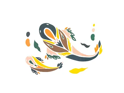 Peces fish illustration