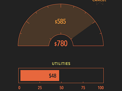 Slate app dashboard expense income iphone