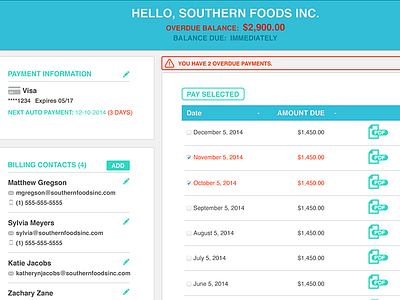 Hspay 01 admin billing credit card error payment ui ux warning