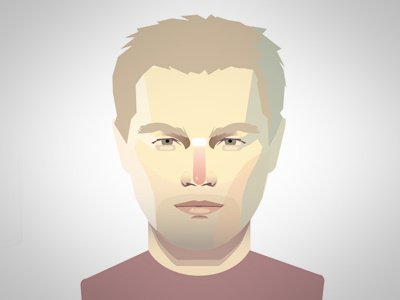 Leo leo leonardo dicaprio portrait vector