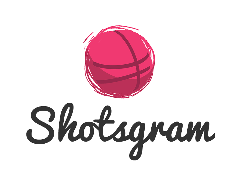 Shotsgram Logo app brand branding dribbble icon identity ios logo logotype mobile typography wordmark