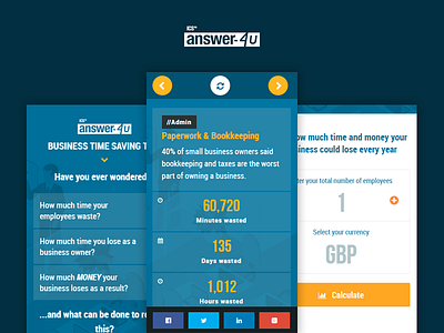 Responsive view calculator form mobiles responsive small screens