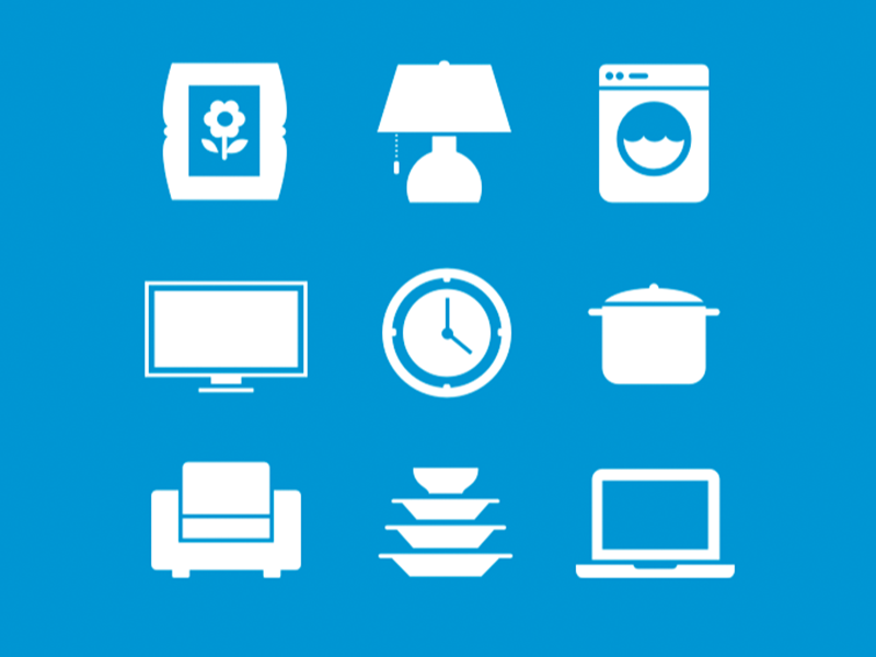 Home inventory icons home home inventory icons insurance onboarding