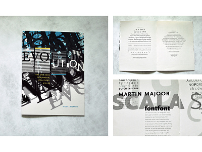 Typographic Exploration book exploration font print typography