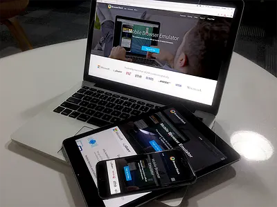 Landing Page - Responsive browserstack ipad iphone landing page mobile responsive tablet ui ux website