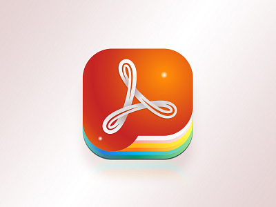 App for creating PDF app app icon compress construction files folder graphic icon ios letter pdf red