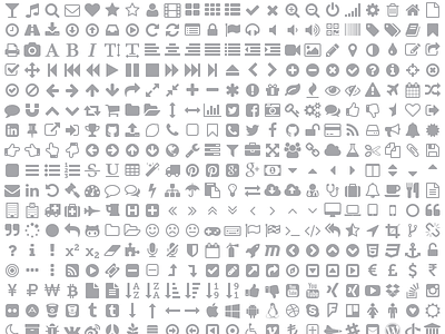 Font Awesome awesome font font awesome icon icon set set