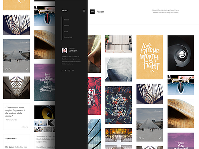 Preview 3 clean minimalist theme typography ui web design