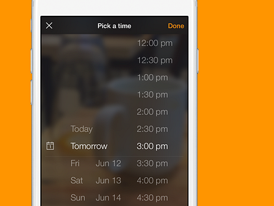 Juggle Custom Time Picker ios juggle