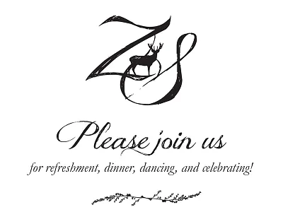 Wedding Reception Card