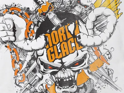 NORGLACE SKULL design e sport esports grunge jersey logo norglace shirt skull t shirt tees