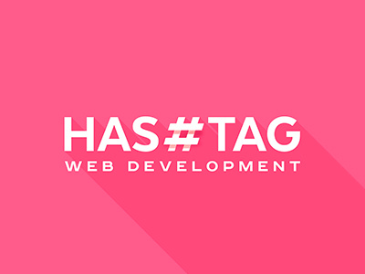 Has#Tag app blog concept flat hashtag mark media network sign social tag trend