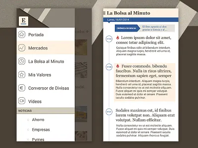 Expansion Finance App - Android ana rebeca perez android comments customization finance fire home icons material design navigation sidebars timeline
