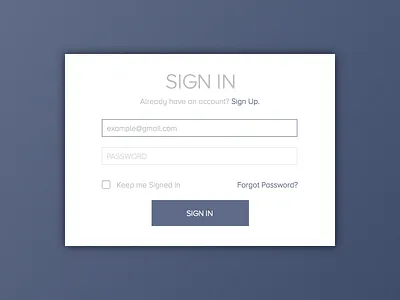 Login form flat input interface login ui user widget
