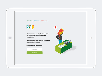 Pelp illustration ipad landingpage national wip