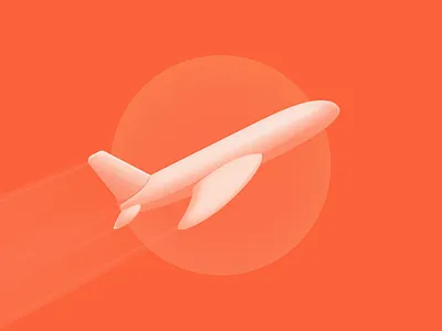 Plane airplane circle fly plane shadows vector wings