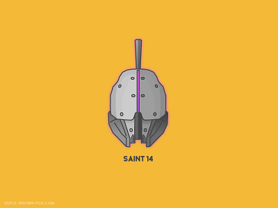 Helm of Saint 14 bungie destiny helmet illustrator vector video games