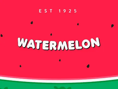 Watermelon food fruit green illustration inspiration mark red watermelon white