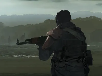 The Outbreak apocalypse concept postapocalyptic sci fi soldier village zombie