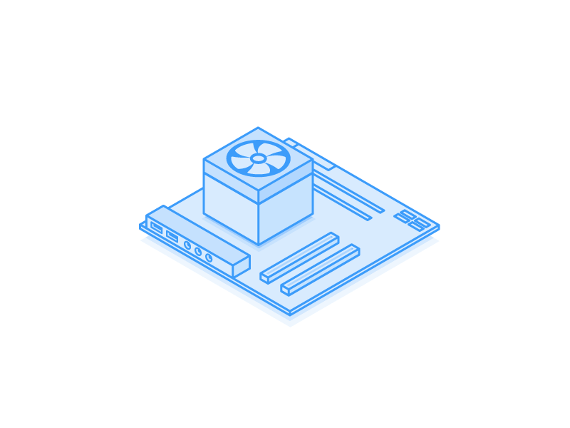 Graphics Card animation animation computers gif graphics card motherboard