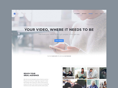 New Virool Website b2b corporate landing page virool web webdesign website