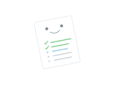 Hey little guy flat icon illustration simple