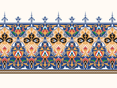 Border pattern border islamic pattern quranic seamless