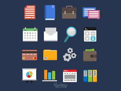 Flat Business Icons adobe business flat free icons vector