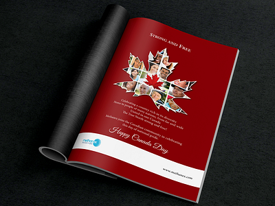Happy Canada Day ad canada canada day press