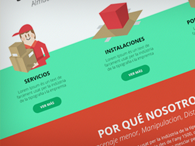 Home, detail menu design ui web