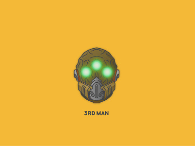 Mask of the Third Man bungie destiny helmet illustrator vector video games