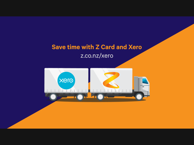 Z Card animation cta identity illustration outro truck