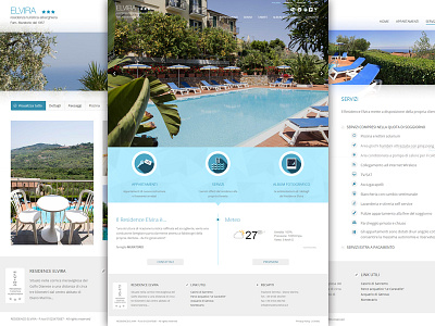 Residence Elvira layout residence responsive template tourism web design web site webdesign wordpress