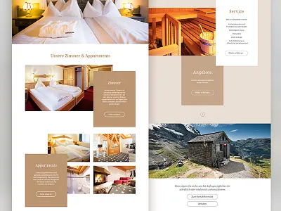 Hotel Website clean flat hotel layout minimal ui web webdesign website