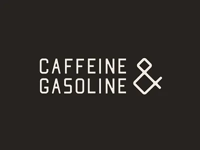 Caffeine & Gasoline poster thing typography