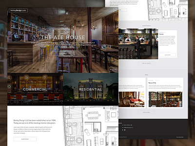 Breley Landing Full architecture clean design home homepage interior design landing layout responsive simple web web design
