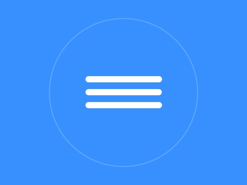 Menu To Arrow animate animation arrow design hamburger interaction material material design menu transition
