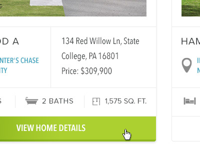 Snapshot avenir condensed button cta home builder hover lines property subtle