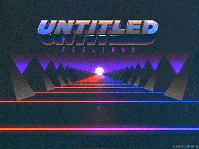 Untitled Feelings ae after art cinema4d cyberpunk effects gif lo fi loop mograph motion retrofuture