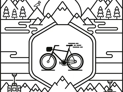 Long Cloud Ride by Josie Dew bike book city cover illustration nature strokes travel