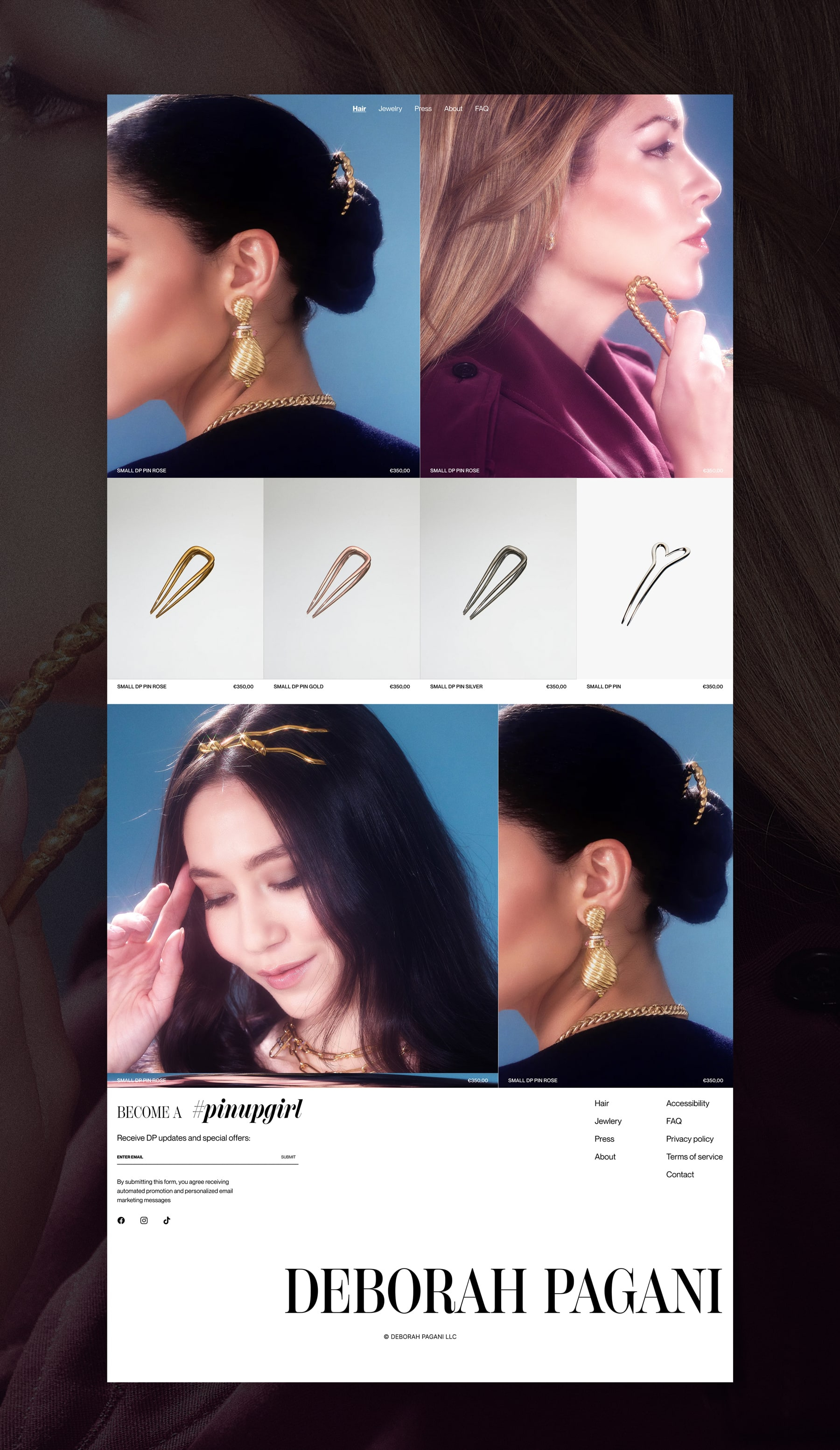 Web design Concept for Jewelry Brand branding email design graphic design jewelry jewelry brand landing page design storytelling ui ux web design website design website jewelry brand